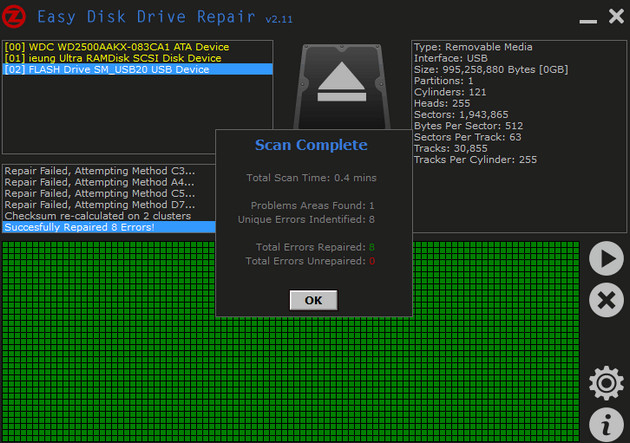 easy disk drive repair